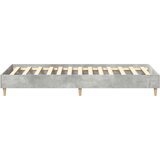  Okvir kreveta bez madraca beton siva 75x190cm konstruirano drvo | shoptok.hr