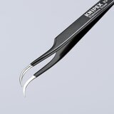 Knipex zakrivljena univerzalna pinceta esd 118mm - pod 35° (92 38 75 esd)