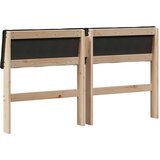 vidaXL tapecirani uzglavlje crna 150 cm čvrsto borovo drvo | shoptok.hr