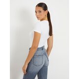 Guess Majica svijetlobež / srebro / bijela | shoptok.hr