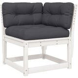  6-dijelni set vrtnih sofa s jastucima bijeli masivna borovina | shoptok.hr