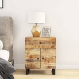  Noćni ormarić 50x33x60 masivno drvo bagrema i konstruirano drvo | shoptok.hr