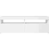 vidaXL TV ormarić s LED svjetlima visoki sjaj bijeli 120x35x40 cm | shoptok.hr