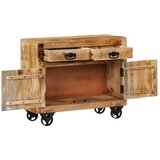 Komoda 80 x 30 x 65 cm od masivnog grubog drva manga | shoptok.hr