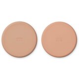 Liewood 2 dijelni set tanjura od silikona brandon pale tuscany/tuscany rose mix | shoptok.hr