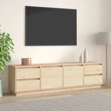 Maison Chic TV omarica - TV stojalo - Televizijska omarica 176x37x47,5 cm trdna borovina, (21699753) | Shoptok.si