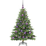 vidaXL Umestno božično drevo med 150 LED Zelena 120 cm PE in PVC | Shoptok.si