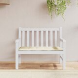  Jastuk za vrtnu klupu krem 120 x 50 x 3 cm od tkanine Oxford | shoptok.hr