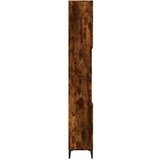  Kopalniška omarica dimljeni hrast 30x30x190 cm inženirski les | Shoptok.si