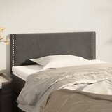 Uzglavlje tamnosivo 90x5x78/88 cm baršunasto | shoptok.hr