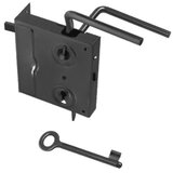 Madras doo Beograd Prikivajuća brava, LEVA crna BANE (8307.00.116) | ePonuda.com