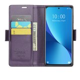 INORCO Serija CASEME 023 za Xiaomi 12 5G/12X 5G/12S 5G PU usnjena torbica za telefon z denarnico z blokiranjem RFID, (22033724) | Shoptok.si
