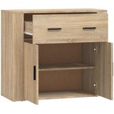  Komoda boja hrasta sonome 80 x 33 x 70 cm od konstruiranog drva Bež | shoptok.hr