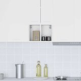 vidaXL Viseča omarica Riga Bela 30 x 29,5 x 40 cm Konstruiran les | Shoptok.si