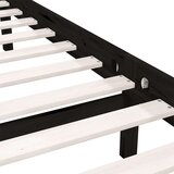  Za krevet od masivne borovine crni 200 x 200 cm | shoptok.hr