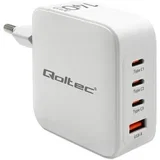 140W GaN Wall Charger | 5-20V | 2.5-5A | 3 x USB-C PD | 1 x USB QC 3.0 | White