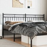  The Living Store Kovinsko posteljno vzglavje črno 193 cm - Vzglavje, (21453793) Cene