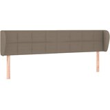  Uzglavlje s ušima smeđesivo 203x23x78/88 cm od tkanine | shoptok.hr