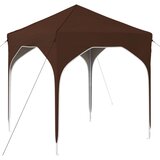 vidaXL Zložljivi šotor za zabave 194 x 194 x 245 cm Rjava, (5000218997) | Shoptok.si