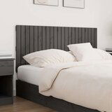  Stensko posteljno vzglavje sivo 140x3x60 cm trdna borovina, (20735872) | Shoptok.si