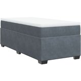  The Living Store Box spring postelja z vzmetnico temno siva 100x200 cm žamet - Box Spring Postelja, (21491250) | Shoptok.si
