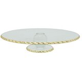 Schafer Schäfer stakleni tanjur za tortu sa zlatnim rubom, Ø 31 cm | shoptok.hr