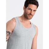 Ombre Men's BASIC cotton tank top - grey melange | shoptok.hr