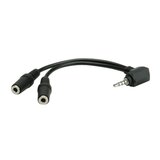 Roline 11.09.4441 11.09.4441 audio adapter [1x 3,5 mm banana utikač - 2x priključna doza za 3,5 mm banana utikač] Cijene