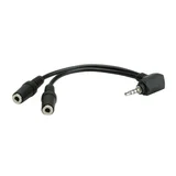 11.09.4441 11.09.4441 audio adapter [1x 3,5 mm banana utikač - 2x priključna doza za 3,5 mm banana utikač]
