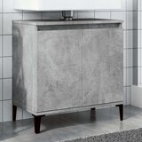 vidaXL Ormarić za umivaonik siva boja betona 58 x 33 x 60 cm drveni | shoptok.hr