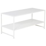 Venture Home Staal klub stolić 102 &amp;times; 43 cm, bijeli Slike