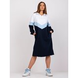 RUE PARIS Dress-RV-SK-7462.00-white-navy blue | Shoptok.si