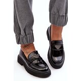 Boto Women's Loafers Moccasins On A Flat Heel Black Venla | shoptok.hr
