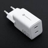  Polnilec za telefone Forcell F-Energy Mini GaN III 2 x USB C PD QC4.0 45W VT-36B bel | Shoptok.si