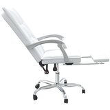  Uredski naslonjač od umjetne kože bijeli | shoptok.hr