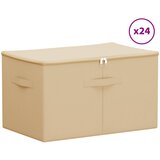  Kutija za spremanje 24 pcs Krem 55 x 35 x 32 cm Netkana tkanina | Eponuda.ba