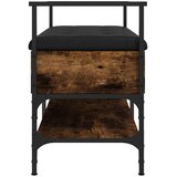  Klupa za cipele boja dimljenog hrasta 85,5x42x57,5 cm drvena | Eponuda.com