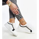 Gemre Black and white platform sneakers Amala | Shoptok.si