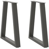  Noge za blagovaonski stol V-oblika 2 kom antracit 60 x (72-73,3) cm čelik | shoptok.hr