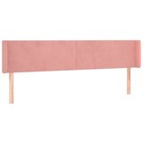  Posteljno vzglavje roza 163x16x78/88 cm žamet, (20932360) | Shoptok.si