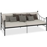 Maison Chic Posteljni okvir - Enojna postelja - Postelja za odrasle za dnevno posteljo črn kovinski 90x200 cm, (21695258) Cene
