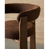 Kave Home Smeđa blagovaonska stolica od čvrste jeseni Granite – | shoptok.hr