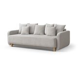 Micadoni Bež sklopiva/s prostorom za odlaganje sofa 231 cm Elen – | shoptok.hr