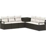  Set sofe 7 kom. Crna i krem-bijela 120 x 62 x 69 cm | shoptok.hr