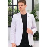 Dewberry C9059 MEN'S JACKET-PLAIN WHITE Cene