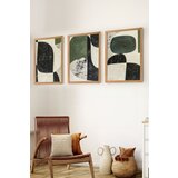 Wallity Set uramljenih MDF slika Myk3015-1, 3 Dela | ePonuda.com