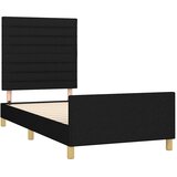  Okvir za krevet bez madraca crni 90x190cm od tkanine | shoptok.hr