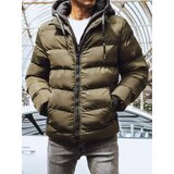 DStreet Kurtka męska zimowa pikowana zielona | shoptok.hr