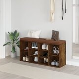 vidaXL Klupa za cipele boja hrasta 103x30x48 cm konstruirano drvo Cijene