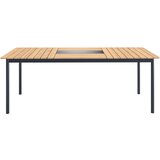Ambia Garden vrtna garnitura teakholz aluminij, nerjaveče jeklo temno siva temno siva | Shoptok.si